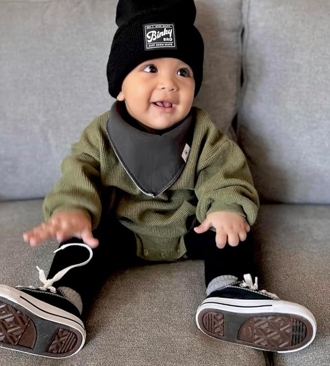 DiaperSquad's Baby Bibs for Drooling and Teething, Bibs for Boys, Baby Girl - Solid Cotton Baby Drool Bibs