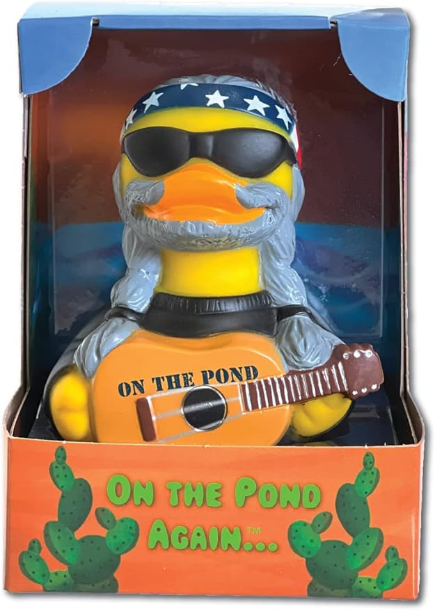 CelebriDucks - On The Pond Again - Floating Rubber Ducks - Collectible Bath Toy Gift for Kids & Adults of All Ages