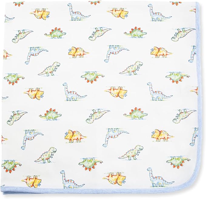 Little Me Blankets for Baby Boys' Dinomite Dinosaurs Swaddling Receiving Blanket, 30 x 27 Inches