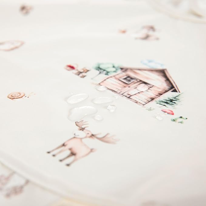 Ali+Oli Smock Bibs for Babies, BPA-Free Oeko-Tex Certified, Waterproof Baby Smock, Machine Washable, Toddlers Ages 6m+