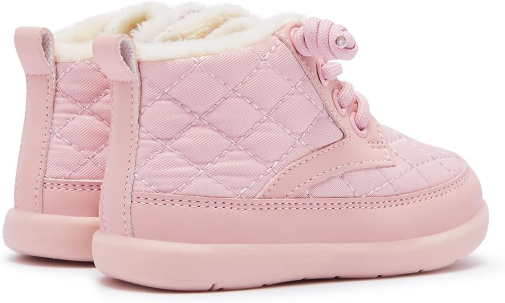 BMCiTYBM Baby Boy Girl Snow Boots Waterproof Winter Warm Booties Nonslip Lightweight Outdoor Shoes for First Walkers 6 9 12 18 24 Months(Infant/Toddler)