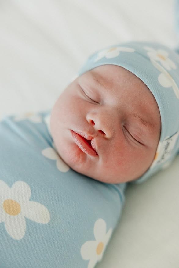 Copper Pearl Baby Swaddle Blanket - Premium Knit Baby Blanket, Large Soft Stretchy Receiving Blankets for Baby Boy and Girl, Swaddles for Newborn, Infant, and Toddler (Della)