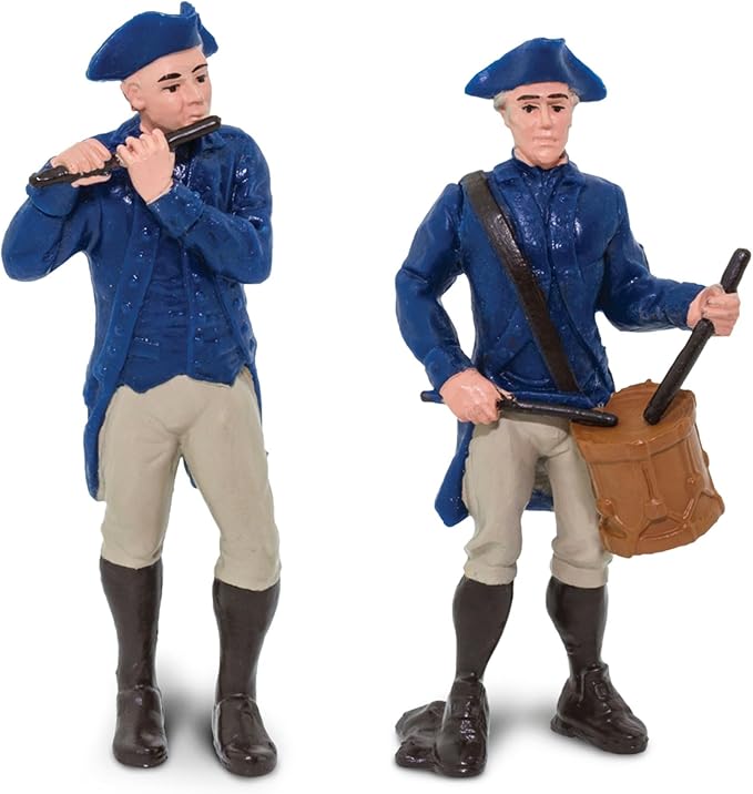 Safari Ltd. Continental Army Designer TOOB - Miniature Revolutionary War Figurines - Educational Toy Set for Boys, Girls, and Kids Ages 3+