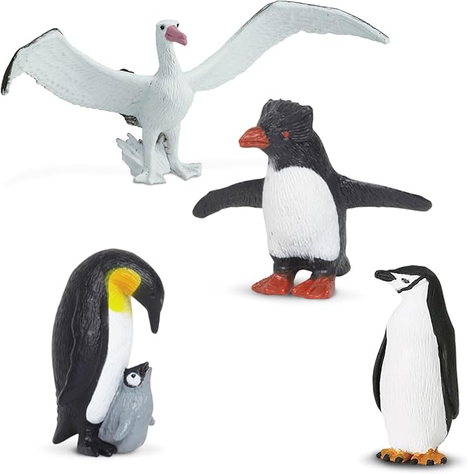 Safari Ltd. Antarctica Toob - Toy Figurines Penguins, Whales, Seals, & More- Fun Educational Play Toy Figure Set for Boys, Girls & Kids 3+