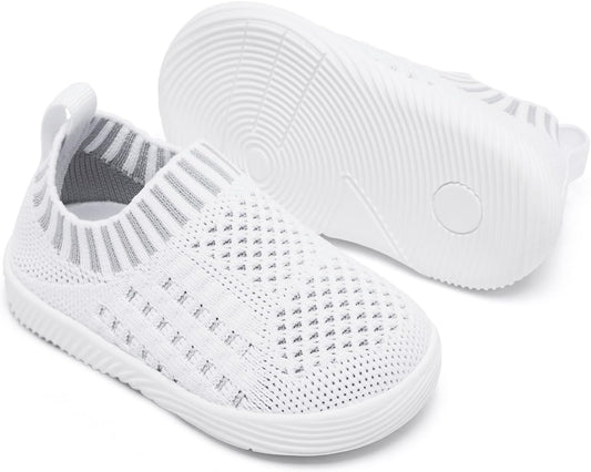 MORENDL Baby Toddler Walking Socks Non-Slip Breathable Unisex Casual Sneakers