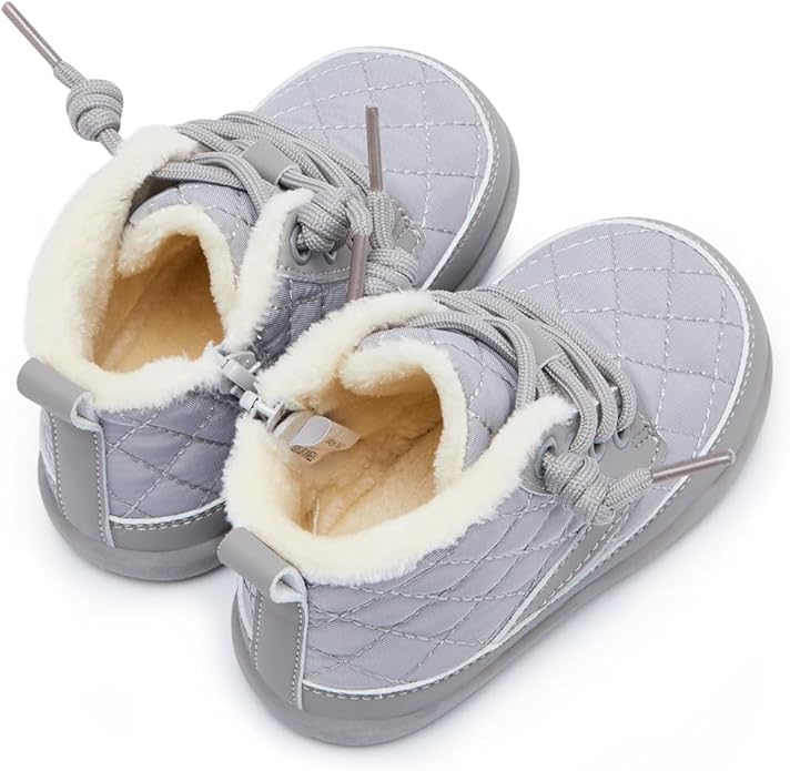 BMCiTYBM Baby Boy Girl Snow Boots Waterproof Winter Warm Booties Nonslip Lightweight Outdoor Shoes for First Walkers 6 9 12 18 24 Months(Infant/Toddler)