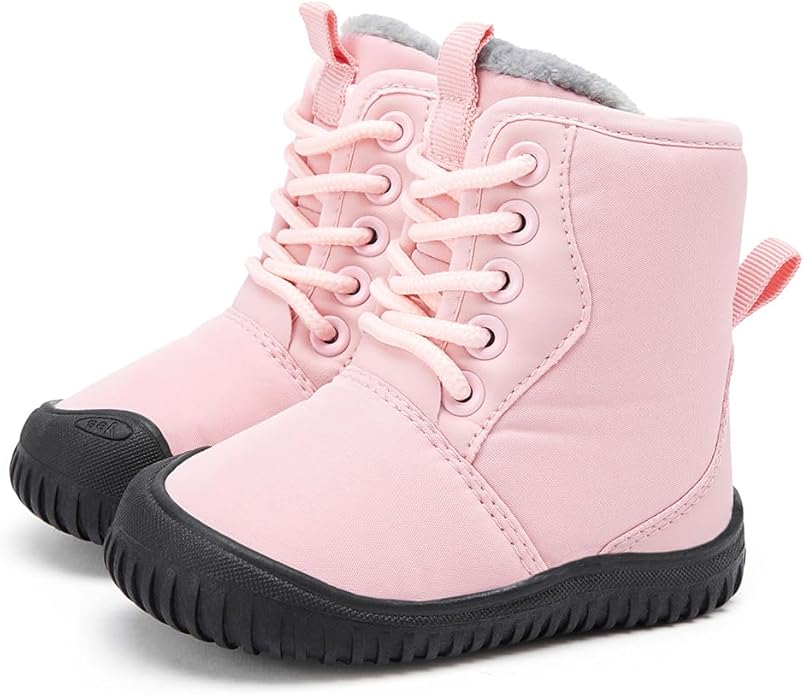 BMCiTYBM Toddler Baby Winter Snow Boots Boy Girl Faux Fur Warm Non Slip First Walking Infant Shoes