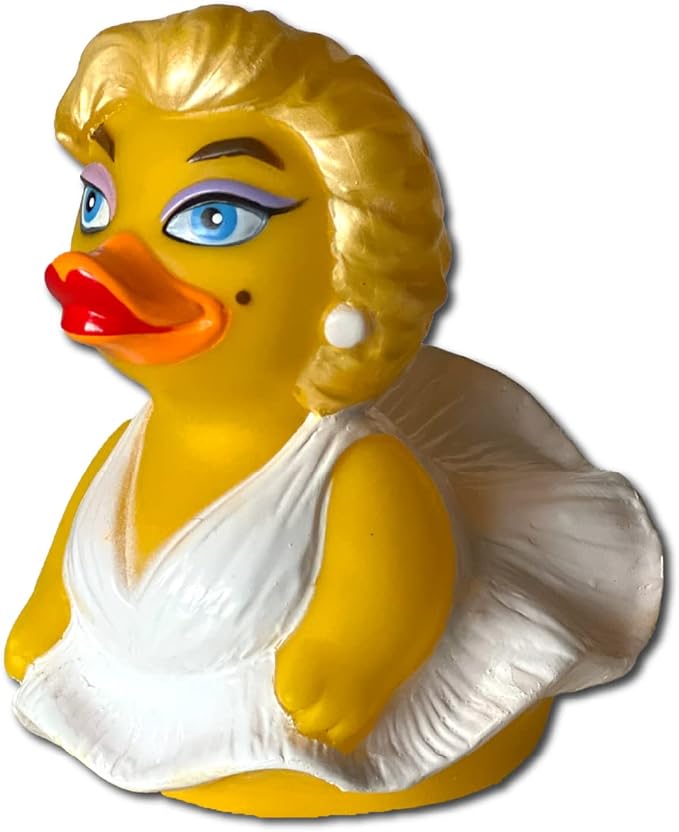 CelebriDucks - Pond Bombshell - Floating Rubber Ducks - Collectible Bath Toy Gift for Kids & Adults of All Ages
