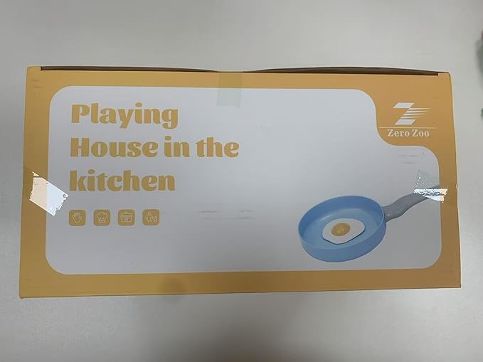 105Pcs Kids Kitchen Toy Accessories, Toddler Pretend BBQ Camping Cooking Playset, Play Pots, Pans, Utensils Cookware Toys, Play Food Set, Vegetables, Learning Gift for Girls Boys