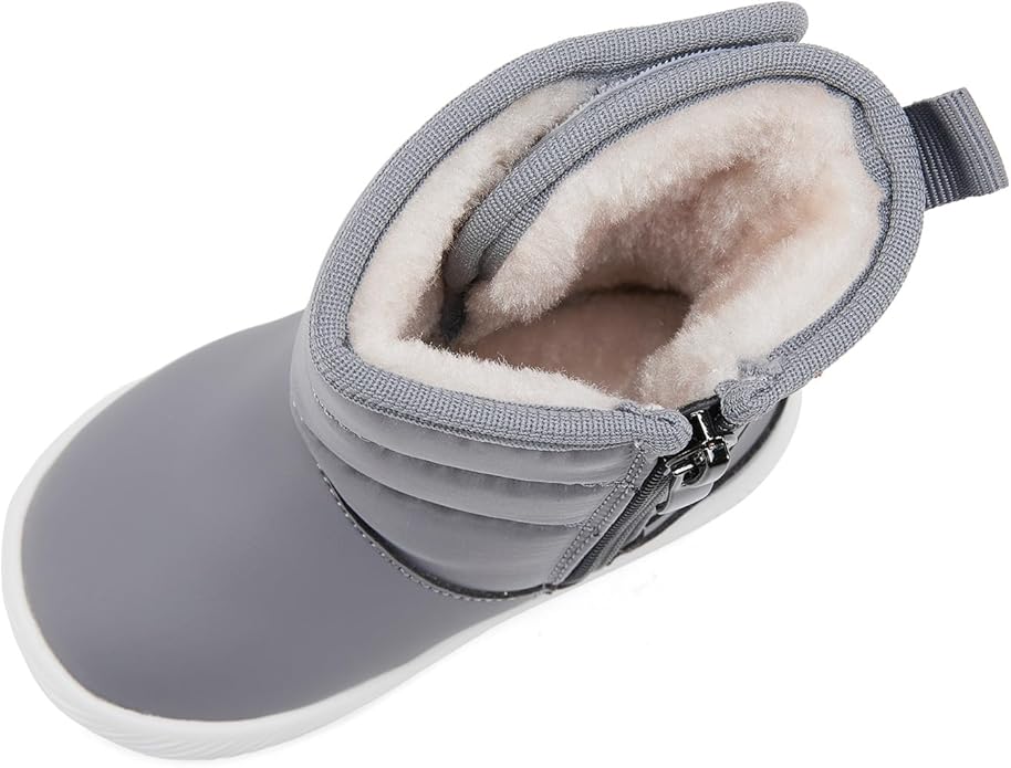 BMCiTYBM Baby Boy Girl Snow Boots Waterproof Winter Warm Booties Nonslip Lightweight Outdoor Shoes for First Walkers 6 9 12 18 24 Months(Infant/Toddler)