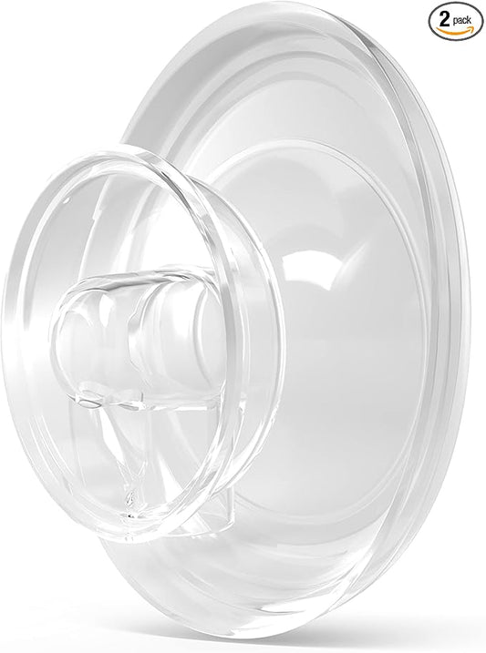 Elvie Stride Breast Pump Breast Shield - 28mm - Nipple Flange for Pumping Breast Milk - Accessories & Breastfeeding Essentials for Electric Pumps - BPA Free, Dishwasher Safe - 2 Pack