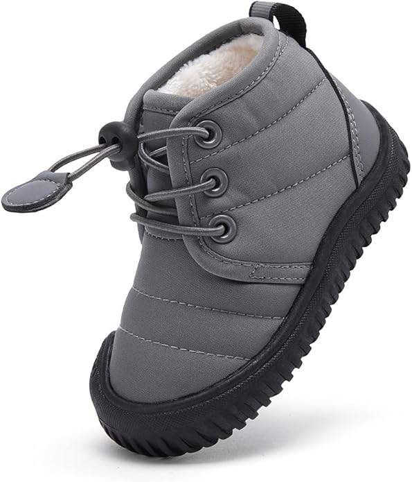 BMCiTYBM Toddler Baby Winter Snow Boots Boy Girl Faux Fur Warm Non Slip First Walking Infant Shoes