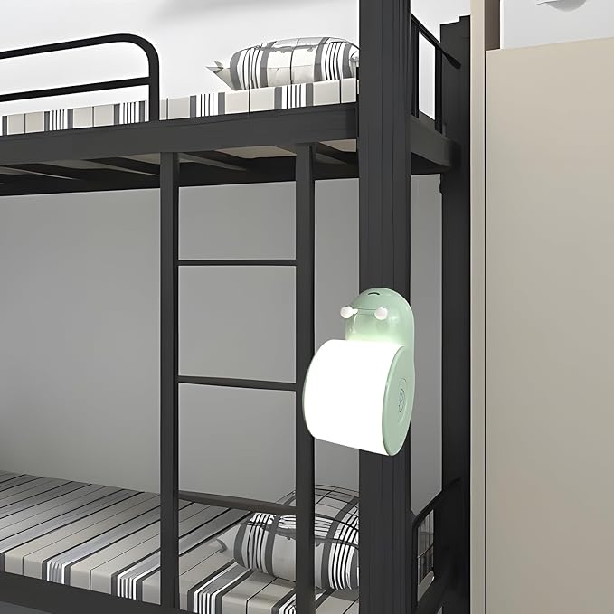Cute Snail Night Light | Magnetic Base Dimmable Bedside Lamp | 800mAh Long-Lasting Soft Light|USB Rechargeable Timer Safe Portable LED Lamps|Breastfeeding Dorm Room Decor