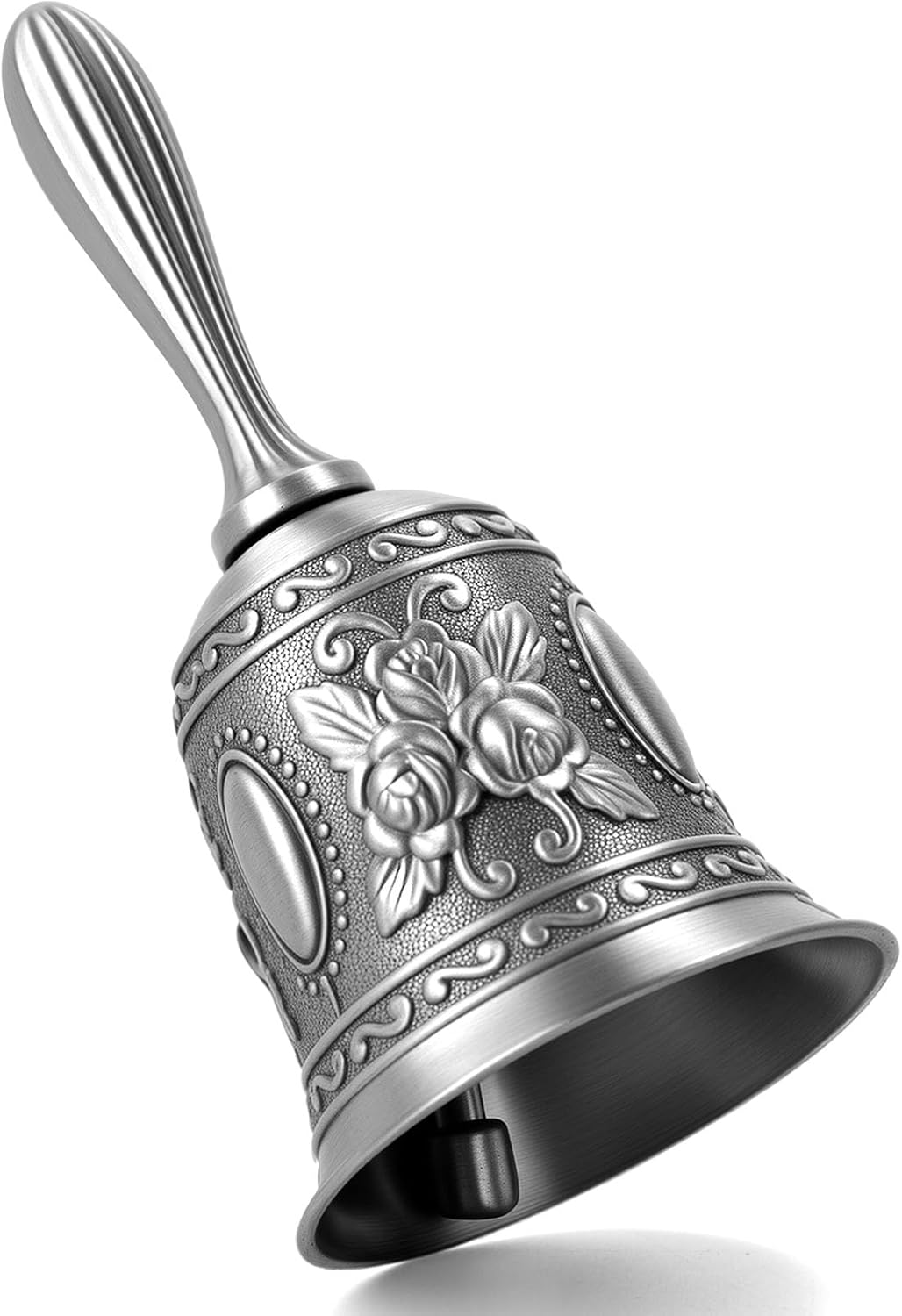 DomeStar Silver Hand Bell Call Bell Brass Wedding Bells