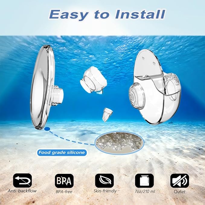 Wearable Breastfeeding Pump,4 Modes & 12 Levels, Hands Free Breast Pump, Portable Double Pump,Electric Breast Pump,Lightweight,Painless Comforts, Flange Sizes (19/21/mm) (White 2 Pack)