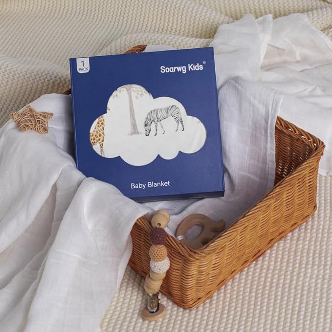 Soarwg Kids Baby Blanket Unisex Newborn, Super Soft Comfy Blankets, for Toddler Baby Nursery Bed Blanket Stroller Crib Shower Gifts, 30 x 40 Inch