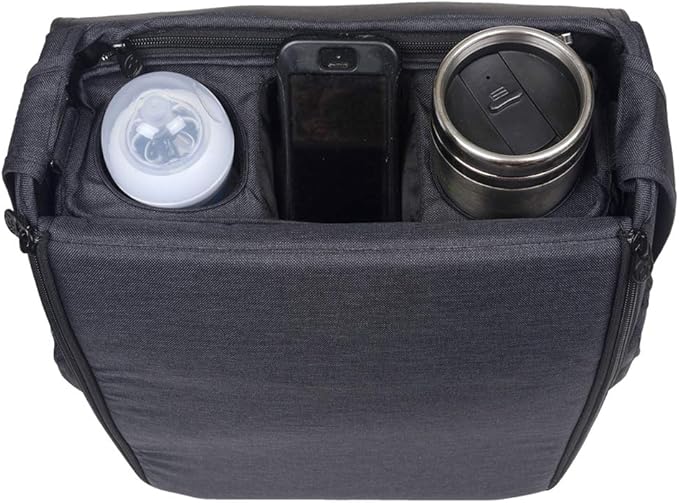 Lulyboo Convertible Diaper Bag Backpack with Changing Station & Removable Caddy - Reinforced Stitching, Insulated Bottle Pockets, Stroller Attachments, Angled Cell Phone Storage, Stylish & Durable