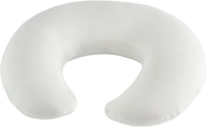 Nursing Pillow for Bottle and Breastfeeding, Ergonomic Comfort Nursing Essentials for Mom and Baby, Feeding Support Pillow with Removable Cover, Easier and Healthier Nursing (Naked Pillow)