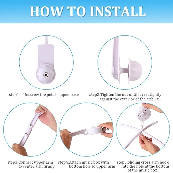 Purple Floral Butterfly Crib Mobile Baby Girl Nursery Decoraive Mobile