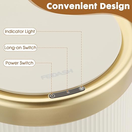 Automatic Motion Sensor Bathroom Trash Can with Lid, 3.7 Gallon Touchless Trash Garbage Bin Large Trash Cans Trashcan -White