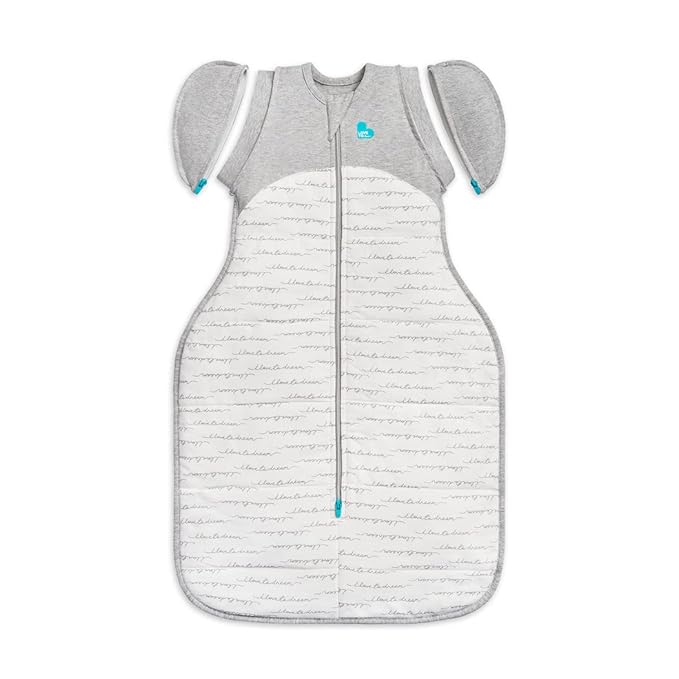 Love to Dream Swaddle UP Transition Bag Warm 2.5 TOG, Dreamer White, Extra Large, 24-32 lbs, Patented Zip-Off Wings, Gently Help Baby Safely Transition from Being Swaddled to Arms Free Before Rolling