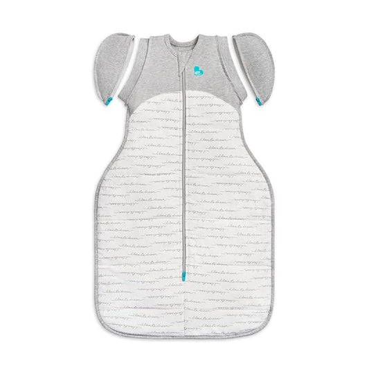 Love to Dream Swaddle UP Transition Bag Warm 2.5 TOG, Dreamer White, Extra Large, 24-32 lbs, Patented Zip-Off Wings, Gently Help Baby Safely Transition from Being Swaddled to Arms Free Before Rolling