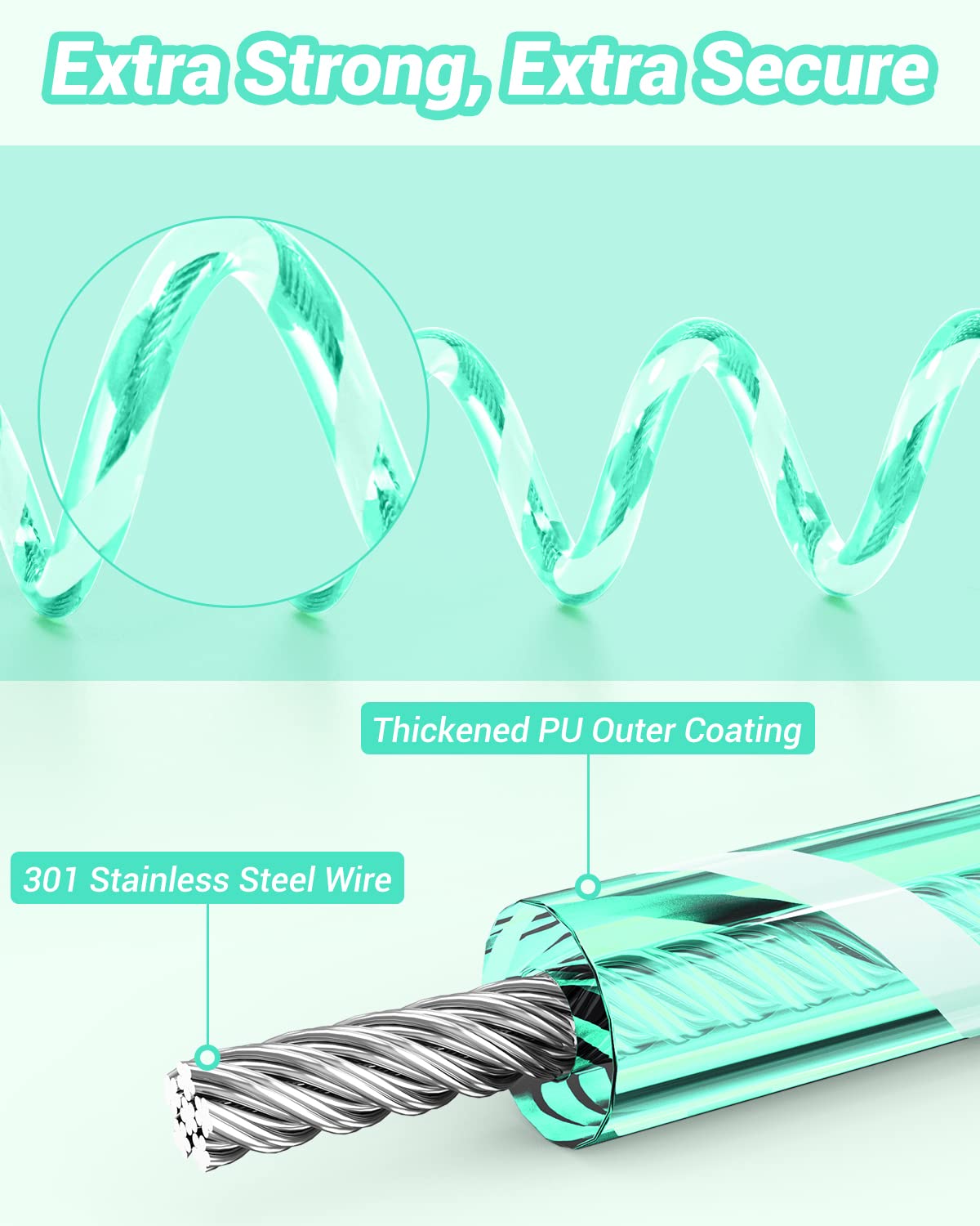 Dr.meter Anti Lost Wrist Link, 2 Pack Toddler Safety Leash with Key Lock, Reflective Child Walking Harness - Dual 8.2ft Length Kids Leash for Supermarket Mall Airport Park Zoo Crowded Places