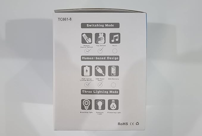 Night Light, Big Size Night Light for Kids, Bedside Multicolor Lamp for Children, Remote&Touch Control, Break Resistant, Adjustable Brightness & Color, Timing Function - Large Unicorn