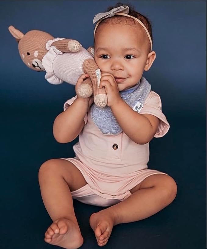 DiaperSquad's Baby Bibs for Drooling and Teething, Bibs for Boys, Baby Girl - Solid Cotton Baby Drool Bibs