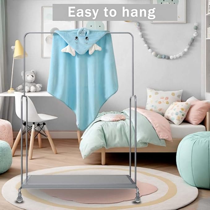 Baby Hooded Towels,31 x 31 in Baby Washcloths, Infant Super Soft Baby Bath Towels with Hood for Toddlers1-3,Highly Absorbent Viscose Hooded Towel for Boys, Girls, Newborn Essentials