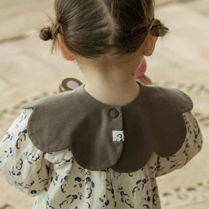 Konny Baby Bibs Set, 360 ° Rotate, Soft and Absorbent Bandana Drooling for Boys Girls baby Essentials