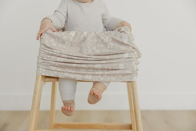 Copper Pearl Multi-Use Cover: Car Seat Covers, Nursing Cover, and Stroller Cover for Sun - Stretchy Fabric, All-Season Use, Stylish Designs, Easy Access for Moms - Tracker