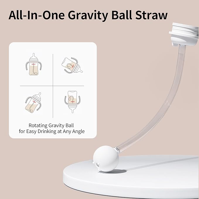 Pigeon Natural Weaning Silicone Sipper Conversion Kit - Smooth Toddler Transition Set | Includes Soft Sipper, Weighted Straws, and Cleaning Brushes | Ideal for Ages 6 Months+