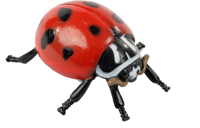 Insect Lore Live Baby Ladybug Larvae - Ladybug Growing Kit REFILL with Ladybug Life Cycle Toy Figurines - SHIP NOW