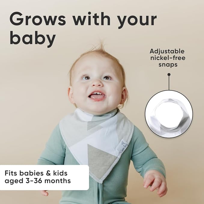 Copper Pearl 4 Pack Soft Cotton Baby Bibs for Drooling and Teething, Absorbent Drool Bibs for Baby Boy, Adjustable to Fit Newborns to Toddlers, Tons of Styles (Wild Set)