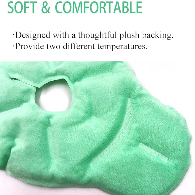 Reusable Breast Therapy Pack, Breast Ice Packs, Breastfeeding Essentials, for Breastfeeding Relief, Nursing Pain, Engorgement, Swelling Augmentation, Mastitis, Mastectomy Recovery, 2 Pack, Green