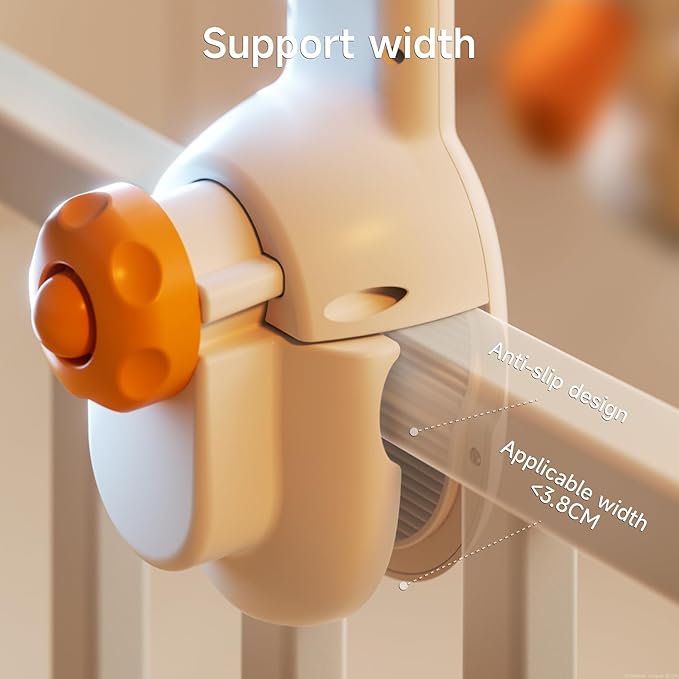 TUMAMA Baby Crib Mobile, High Contrast Baby Crib Toy with Projection Night Light, Music and White Noise, Soft Plush Animal Black and White Hanging Toy for Infant 0 3 6 9 Months Newborn Gift