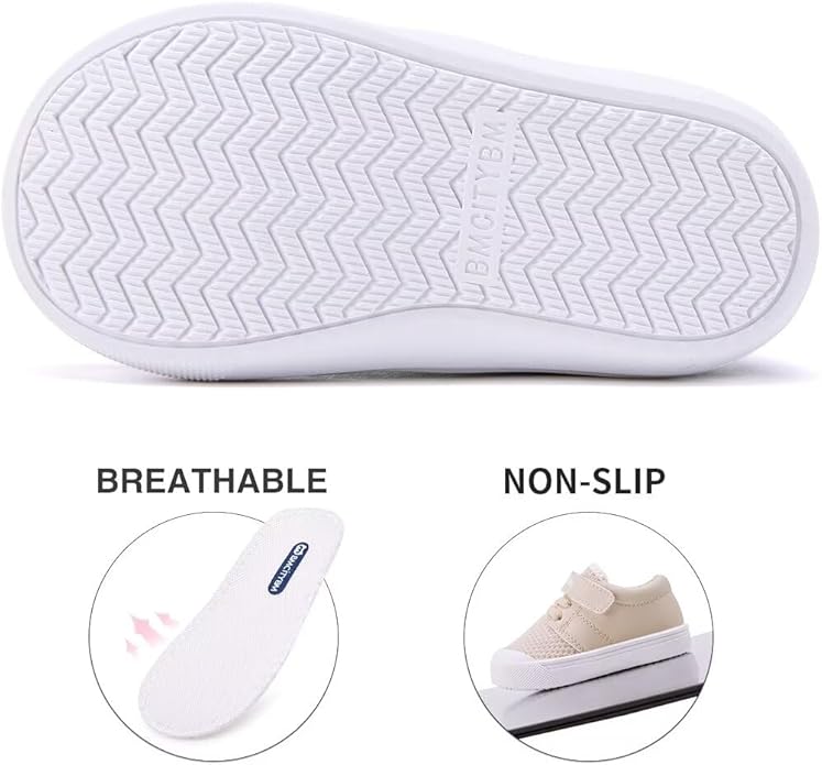 BMCiTYBM Baby Sneakers Girls Boys Lightweight Breathable Mesh First Walkers Shoes 6-24 Months
