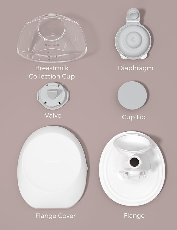 Momcozy Upgrade Replacement Parts Kit for Upgraded M9 Wearable Breast Pump | Full Set Accessories (1 Pack)