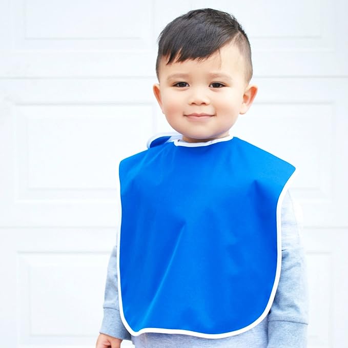 Large Waterproof Bibs Primary Collection - 4pk, 12pk, 48pk