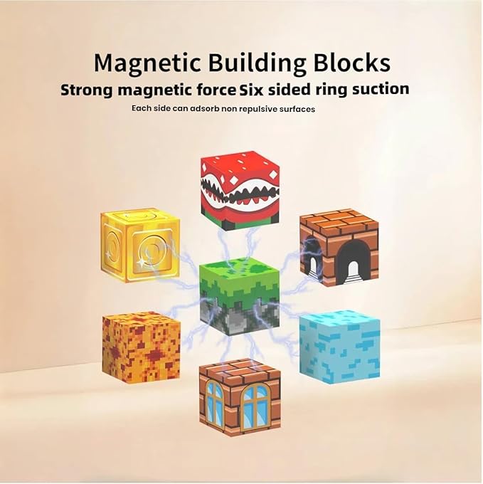 137 Pcs Magnetic Building Blocks, Enhance STEM Learning,Creative Play & Logical Thinking,Durable&Vibrant Color with Light Up Blocks,Ideal for Classroom&Screen-Free Entertainment (Wonderful Adventure)
