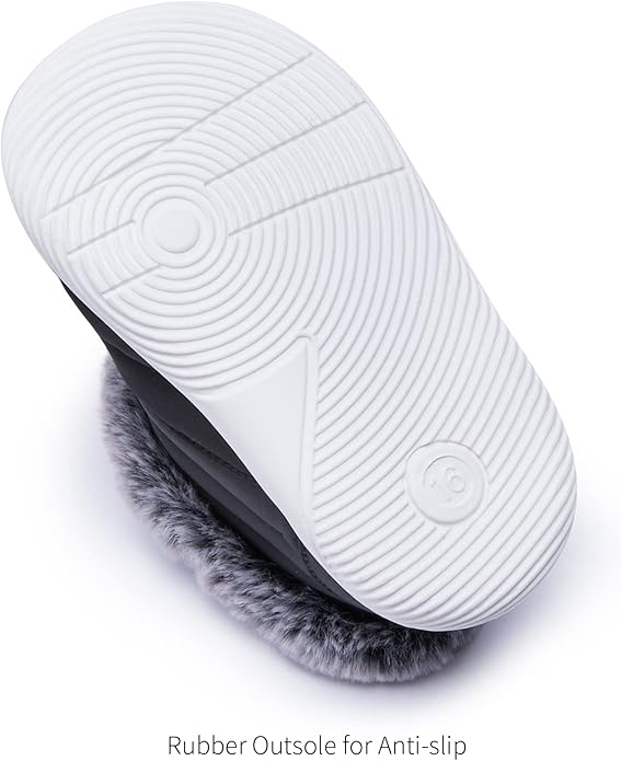 BMCiTYBM Baby Boy Girl Snow Boots Waterproof Winter Warm Booties Nonslip Lightweight Outdoor Shoes for First Walkers 6 9 12 18 24 Months(Infant/Toddler)