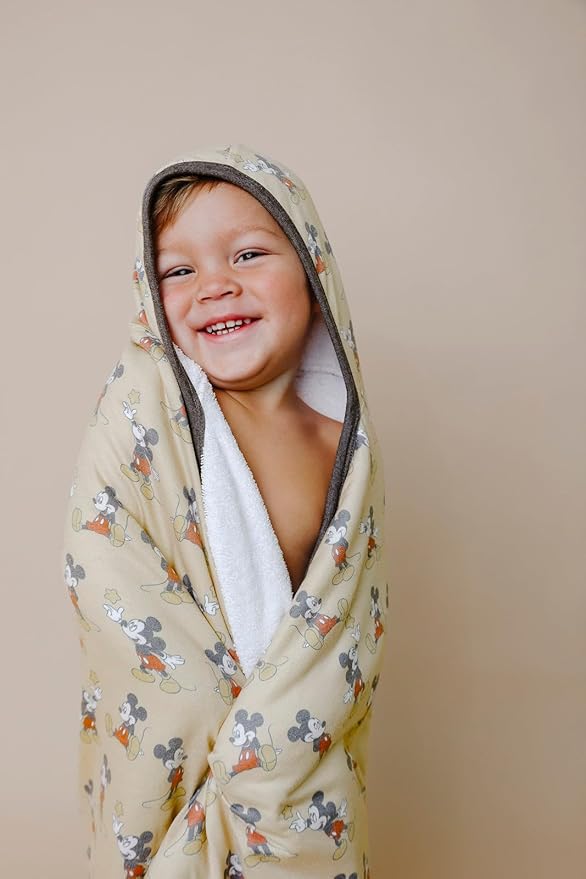 Premium Big Kid Hooded Towel "Mickey Mouse" by Copper Pearl