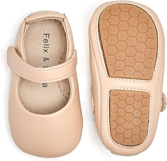 Soft Sole Baby Shoes - Infant Baby Walking Shoes Moccasins Rubber Sole Crib Shoes