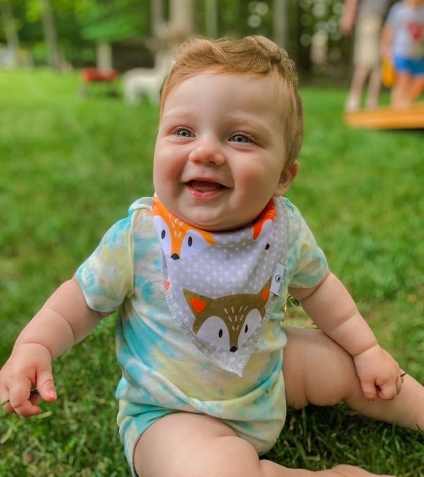 DiaperSquad's Baby Bibs for Drooling and Teething, Bibs for Boys, Baby Girl - Solid Cotton Baby Drool Bibs