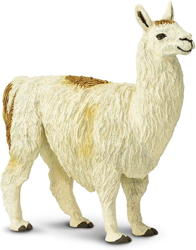 Safari Ltd. Llama Figurine - Hand-Painted Lifelike 4" Model Figure - Educational & Fun Toy for Boys, Girls & Kids Ages 3+
