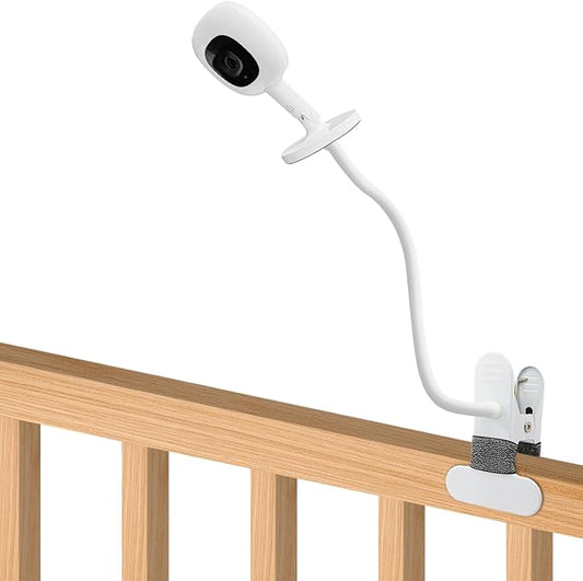 Baby Monitor Mount Compatible with Nanit Pro Smart Baby Monitor & Flex Stand ,Also for Cameras with 1/4 Screw Mount Flexible Long Gooseneck ArmBaby Camera Holder Stand Without Tools