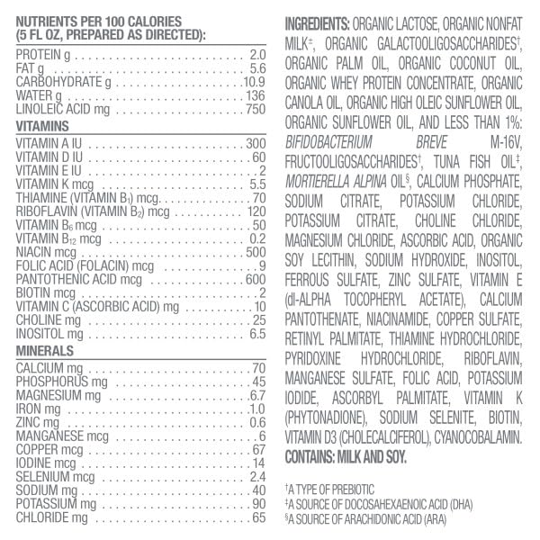 Happy Baby Organics Stage 1 A2 Infant Formula, 0 12 Months, Milk Based Organic Baby Formula Powder with A2 Milk, Probiotics & Prebiotics for Immune & Digestive Support, 22.9 Ounce (Pack of 3)