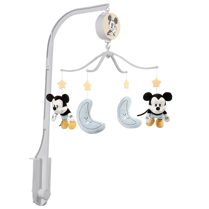 Lambs & Ivy Disney Baby Moonlight Mickey Mouse Musical Baby Crib Mobile Soother