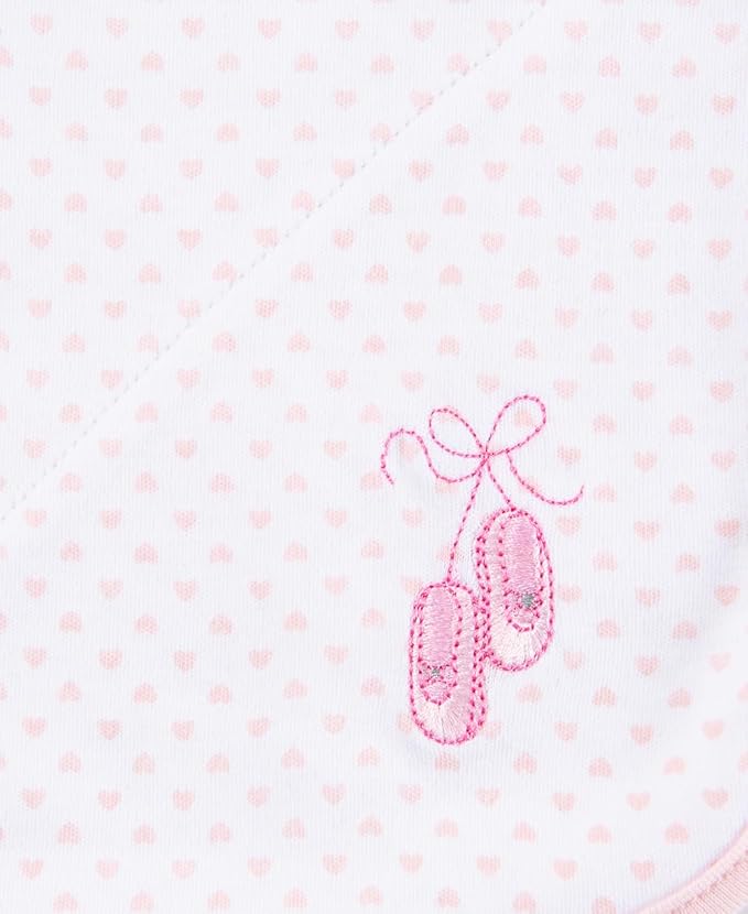 Little Me Blankets for Baby Girls' Prima Ballerina Swaddling Receiving Blanket